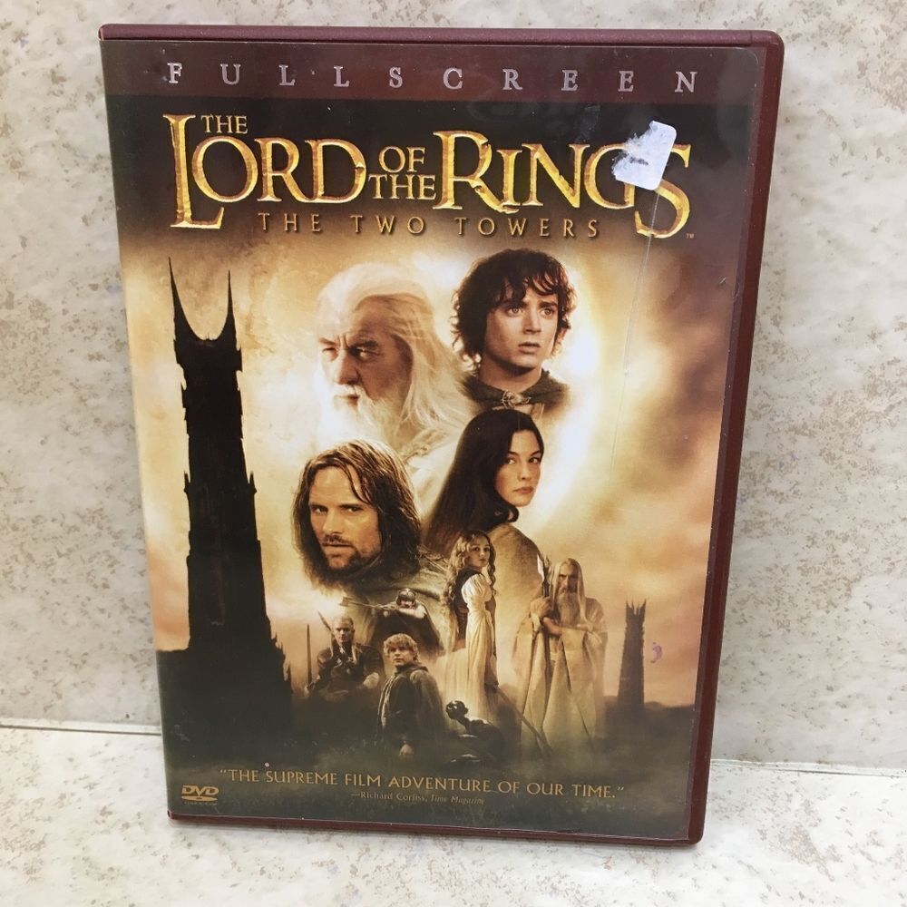 THE LORD OF THE RINGS THE TWO TOWERS DVD‎